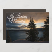 レイクサイドサンライズ追悼式発表 招待状 (正面/裏面)