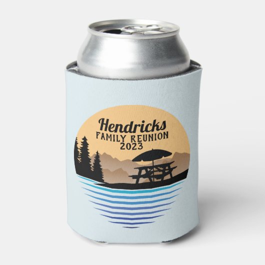 レイクサイドデザインファミリー懇親会クーラーボックス 缶クーラー (缶正面)