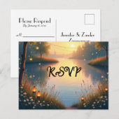 レイクサイドトワイライトウィスパーズバイザウォーター インビテーションポストカード (正面/裏面)