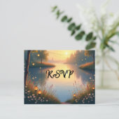 レイクサイドトワイライトウィスパーズバイザウォーター インビテーションポストカード (スタンド正面)