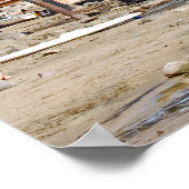 レイクサイドビーチポスター ポスター (角)