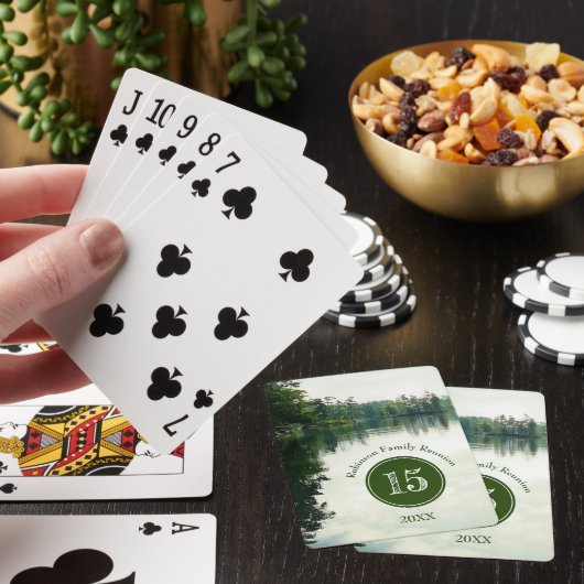 レイクサイドファミリー懇親会キャンピングポトラックバーベキュー トランプ (インサイチュ)