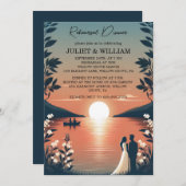 レイクサイドフォレストアウトドアレイクリハーサルディナー 招待状 (正面/裏面)