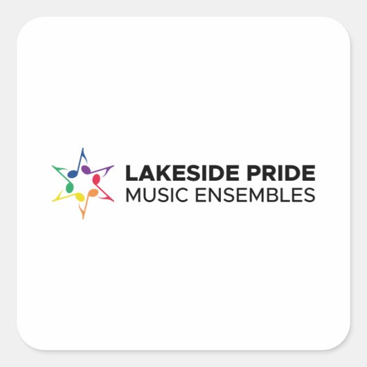 レイクサイドプライドスクエアステッカー スクエアシール (正面)