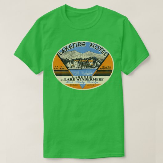 レイクサイドホテル Tシャツ (デザイン正面)