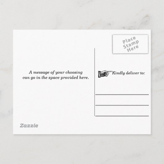 レイクサイドボートの住所の変更カスタム写真 案内ポストカード (裏面)