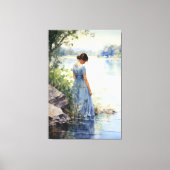 レイクサイド孤独 キャンバスプリント (正面)