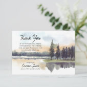 レイクサイド悔やみや弔慰フラットサンキューカード サンキューカード (スタンド正面)