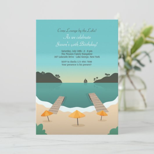 レイクサイド招待状 招待状 (スタンド正面)