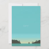 レイクサイド招待状 招待状 (裏面)