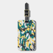 レイクサイド迷彩柄パターン ラゲッジタグ (正面縦)