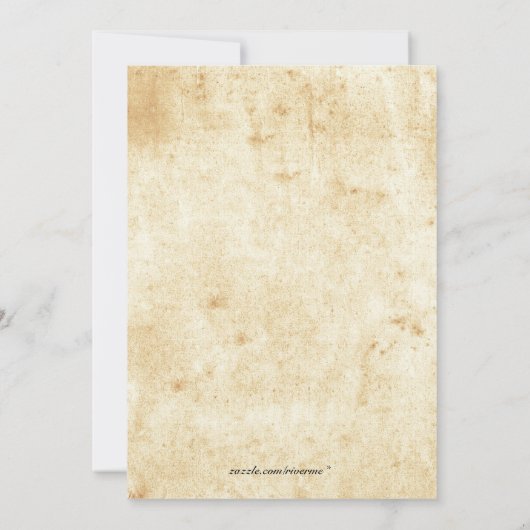 レイクサイ素朴ドツリーファミリー懇親会パーティー招待状 招待状 (裏面)