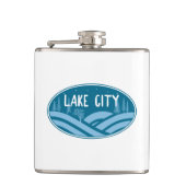 レイクシティコロラドアウトドア フラスク (正面)