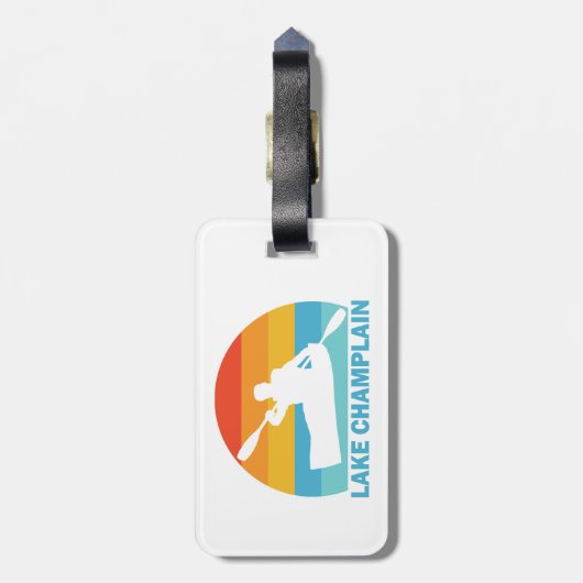 レイクシャンプレーンニューヨークバーモントカヤック ラゲッジタグ (裏面縦)