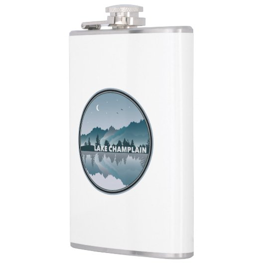 レイクシャンプレーンニューヨークバーモントリフレクション フラスク (左)