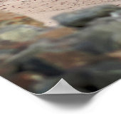 レイクショアカラーの水16x20 ポスター (角)