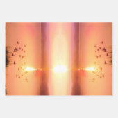 レイクショアサンセットサンライズレイクアルワート ラッピングペーパーシート (正面2)