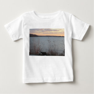 レイクショアサンセット乳児Tシャツ ベビーTシャツ