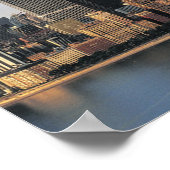 レイクショアドライブからシカゴ ポスター (角)