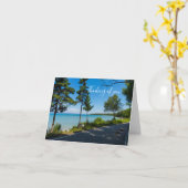 レイクショアドライブパラダイス考えるズオブユーカード カード (黄色い花)