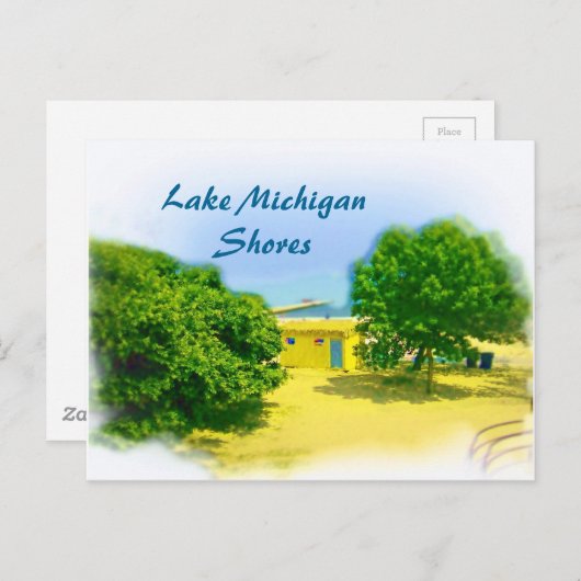 レイクショアーズオブザシカゴビーチ ポストカード (正面/裏面)