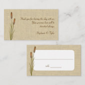 レイクシーティングカードによるカタイル プレイスカード (正面/裏面)