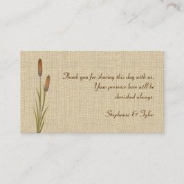 レイクシーティングカードによるカタイル プレイスカード