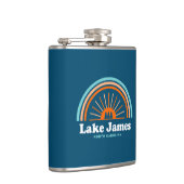 レイクジェームズノースカロライナ虹 フラスク (右)