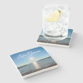 レイクジュネーブウィスコンシンストーンコースター ストーンコースター (横)