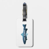 レイクジョージニューヨークフィッシュ ラゲッジタグ (裏面縦)