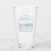 レイクジョージニューヨーク魚釣りロッド タンブラーグラス (裏面)