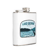 レイクジョージニューヨーク魚釣りロッド フラスク (右)