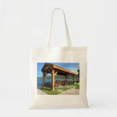 レイクジョージニューヨーク トートバッグ (正面)