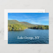 レイクジョージニューヨーク ポストカード (正面/裏面)
