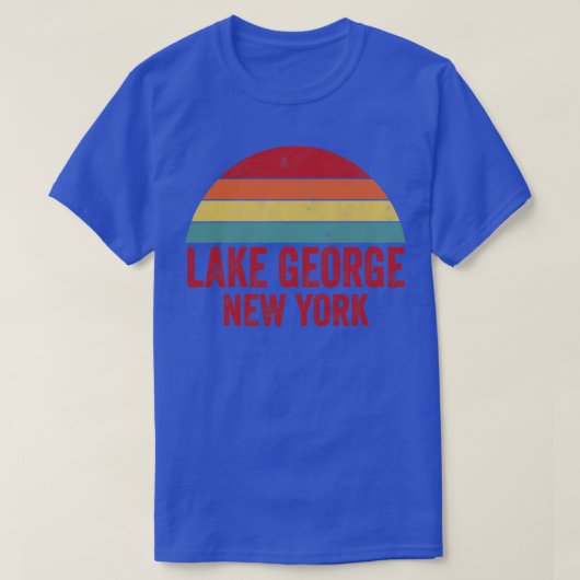 レイクジョージニューヨーク Tシャツ (デザイン正面)