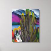 レイクジョージホワイト樺の木 | Georgia O'keefe | キャンバスプリント (正面)