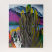 レイクジョージホワイト樺の木 | Georgia O'keefe | ジグソーパズル (縦)