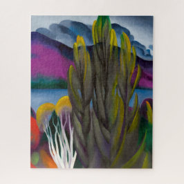 レイクジョージホワイト樺の木 | Georgia O'keefe | ジグソーパズル