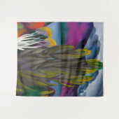 レイクジョージホワイト樺の木 | Georgia O'keefe | タペストリー (正面(横))