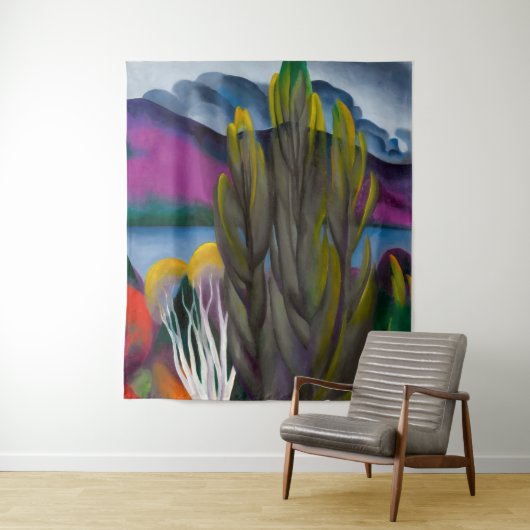 レイクジョージホワイト樺の木 | Georgia O'keefe | タペストリー (インサイチュ)