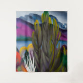 レイクジョージホワイト樺の木 | Georgia O'keefe | タペストリー (正面)