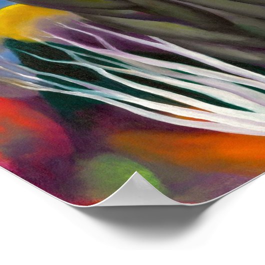 レイクジョージホワイト樺の木 | Georgia O'keefe | ポスター (角)