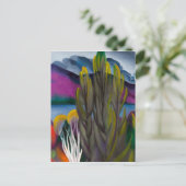 レイクジョージホワイト樺の木 | Georgia O'keefe | ポストカード (スタンド正面)