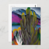 レイクジョージホワイト樺の木 | Georgia O'keefe | ポストカード (正面/裏面)