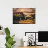 レイクジョージ – トマスファインアートポスター ポスター (ホームオフィス)