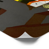 レイクスイタリアンヴィンテージ旅行ポスターアート ポスター (角)