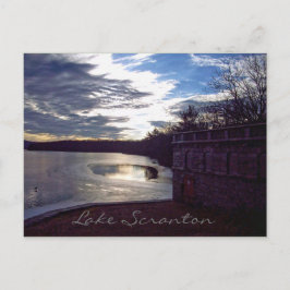 レイクスクラントンポストカードウィンタームード ポストカード