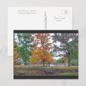 レイクスクラントン葉書スクラントンPA-Autumn ポストカード (正面/裏面)