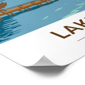 レイクスコット州パークカンザスヴィンテージ ポスター (角)