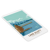 レイクスコット州パークカンザスヴィンテージ マグネット (右側)